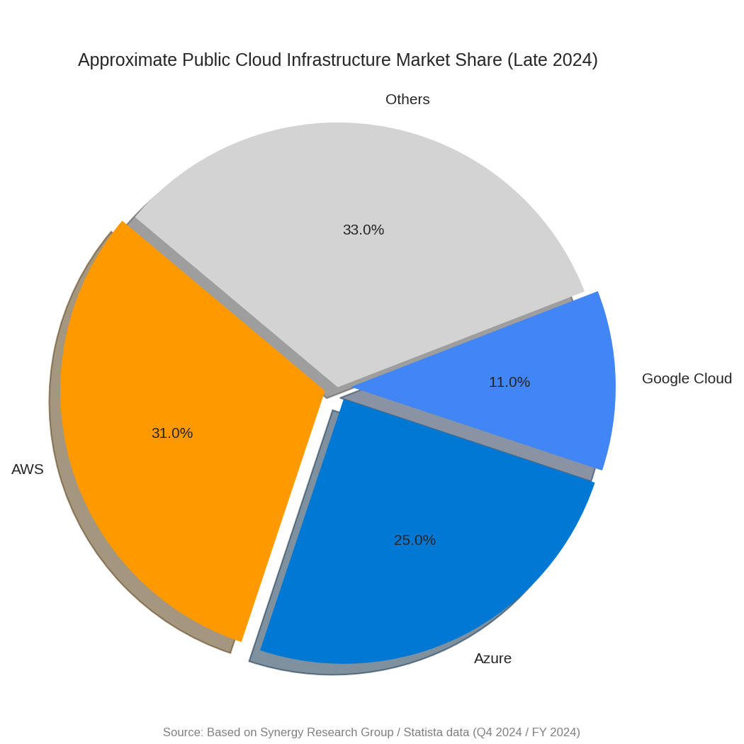 Public Cloud Infrastrucute Market Share