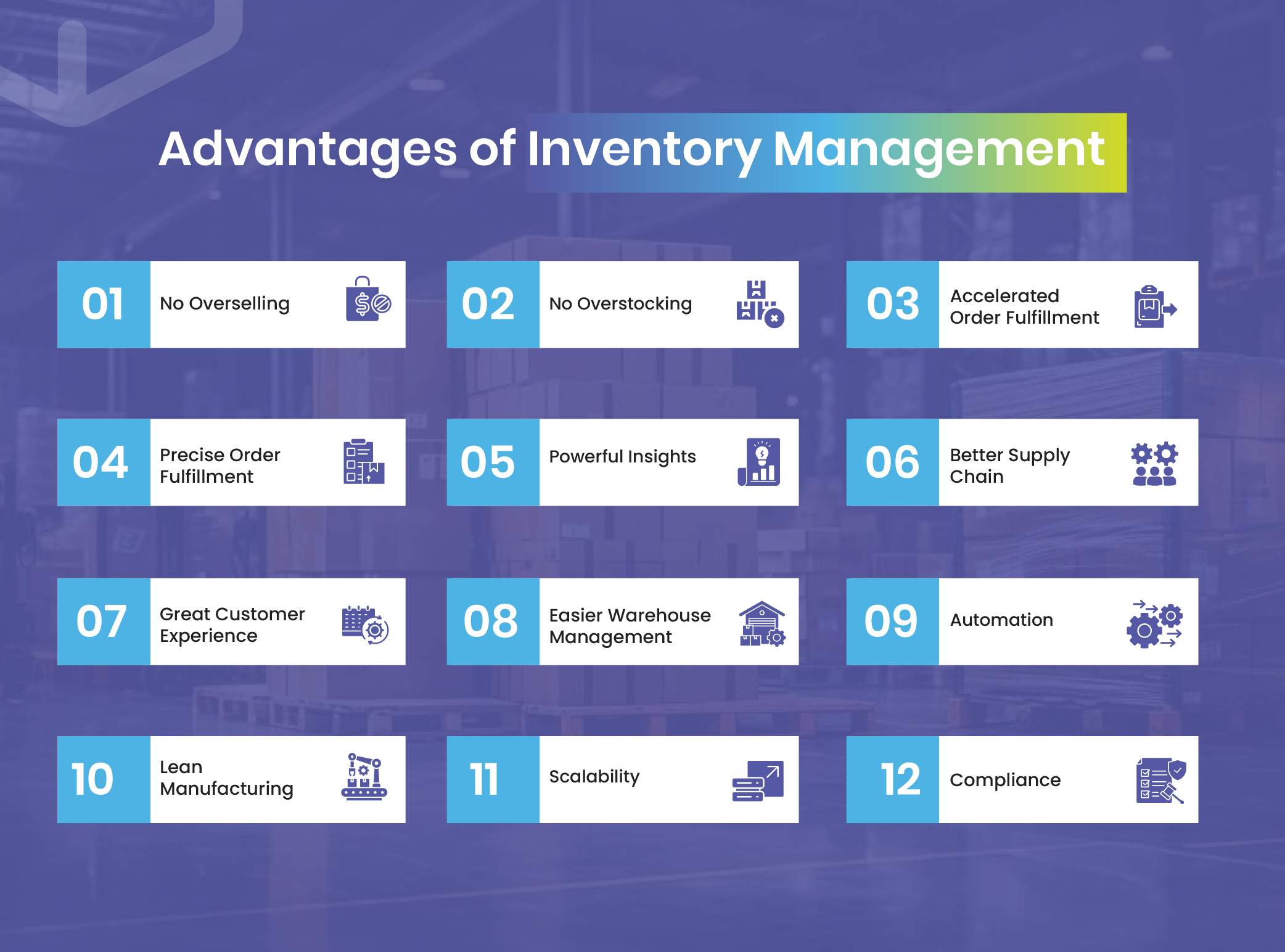 Advantages of Inventory Management