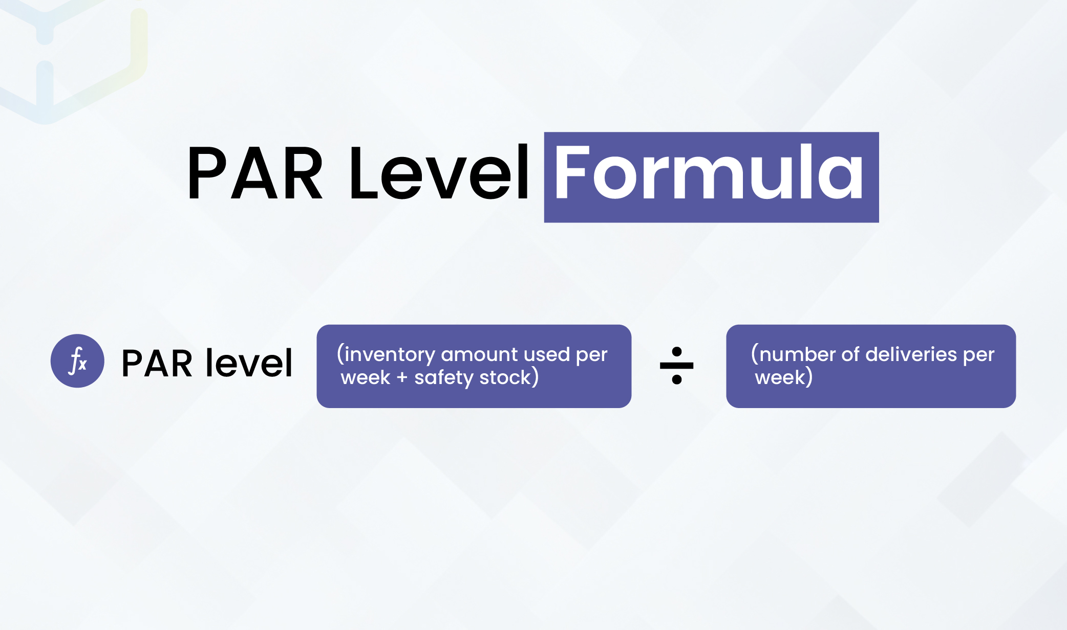 PAR Level Formula