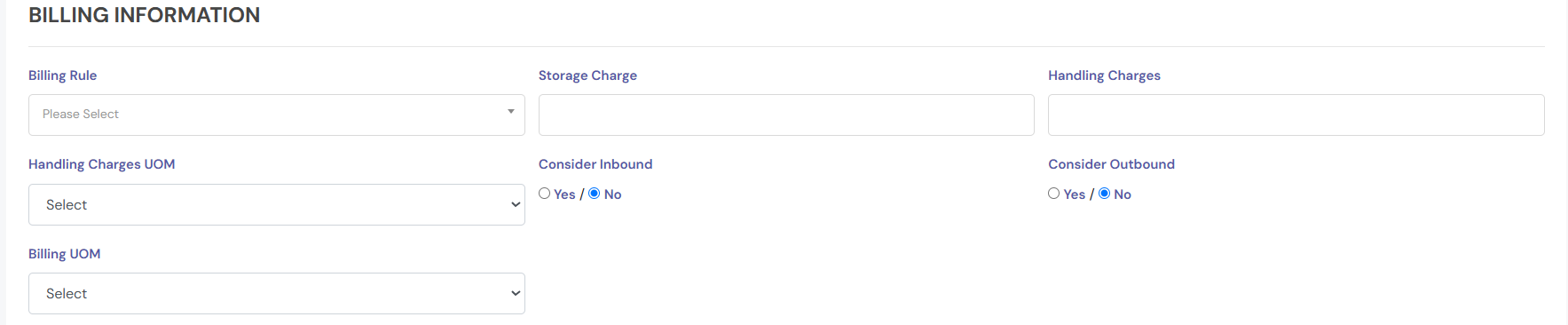 Adding Billing Information