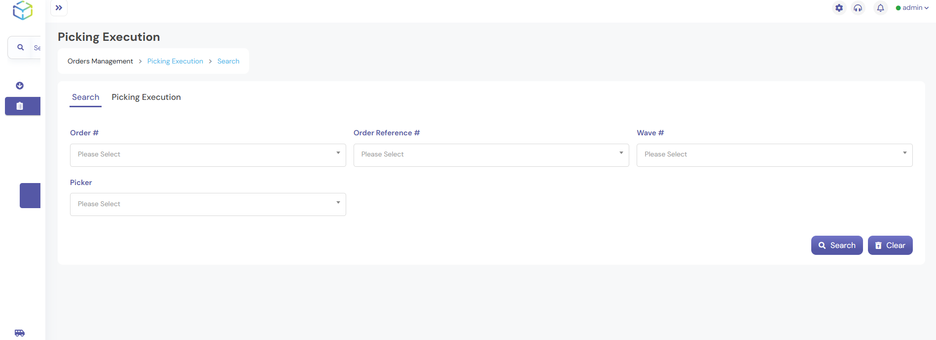 Enter the Order Number and select the Wave Number.